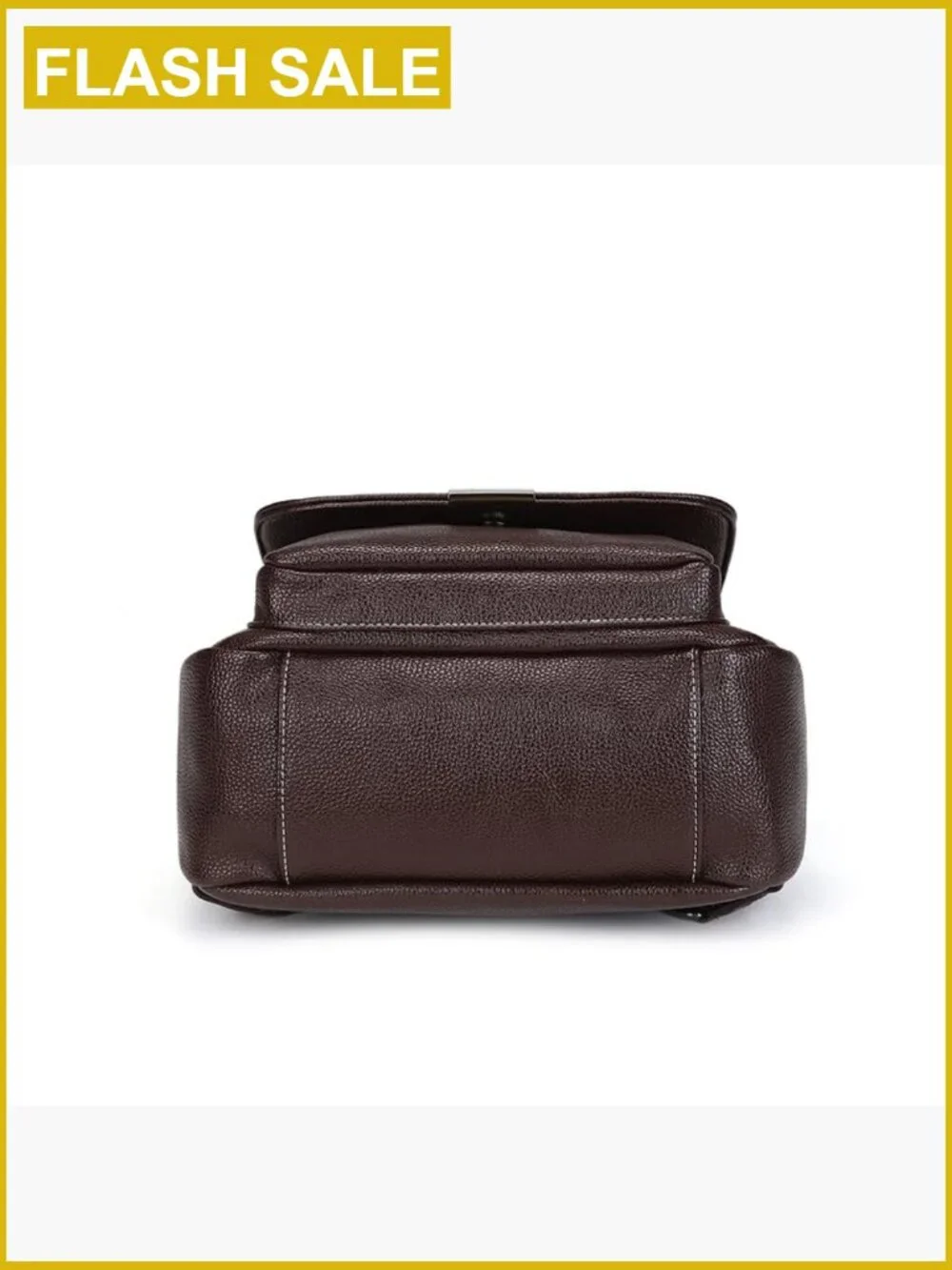 Convertible 2-in-1 PU Leather Backpack Purse Shoulder Bag Medium Travel Backpack